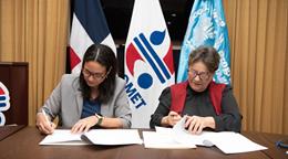 Indomet y PMA firman acuerdo para fortalecer los sistemas de alerta temprana