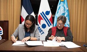 Indomet y PMA firman acuerdo para fortalecer los sistemas de alerta temprana