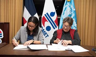 Indomet y PMA firman acuerdo para fortalecer los sistemas de alerta temprana