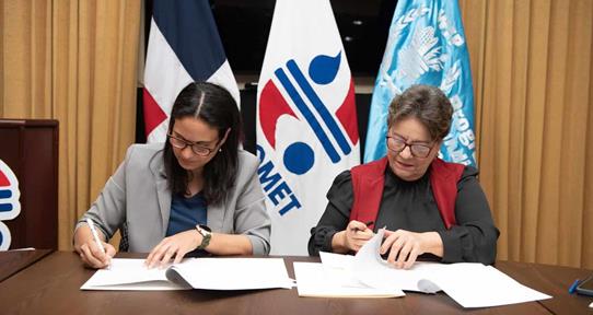 Indomet y PMA firman acuerdo para fortalecer los sistemas de alerta temprana