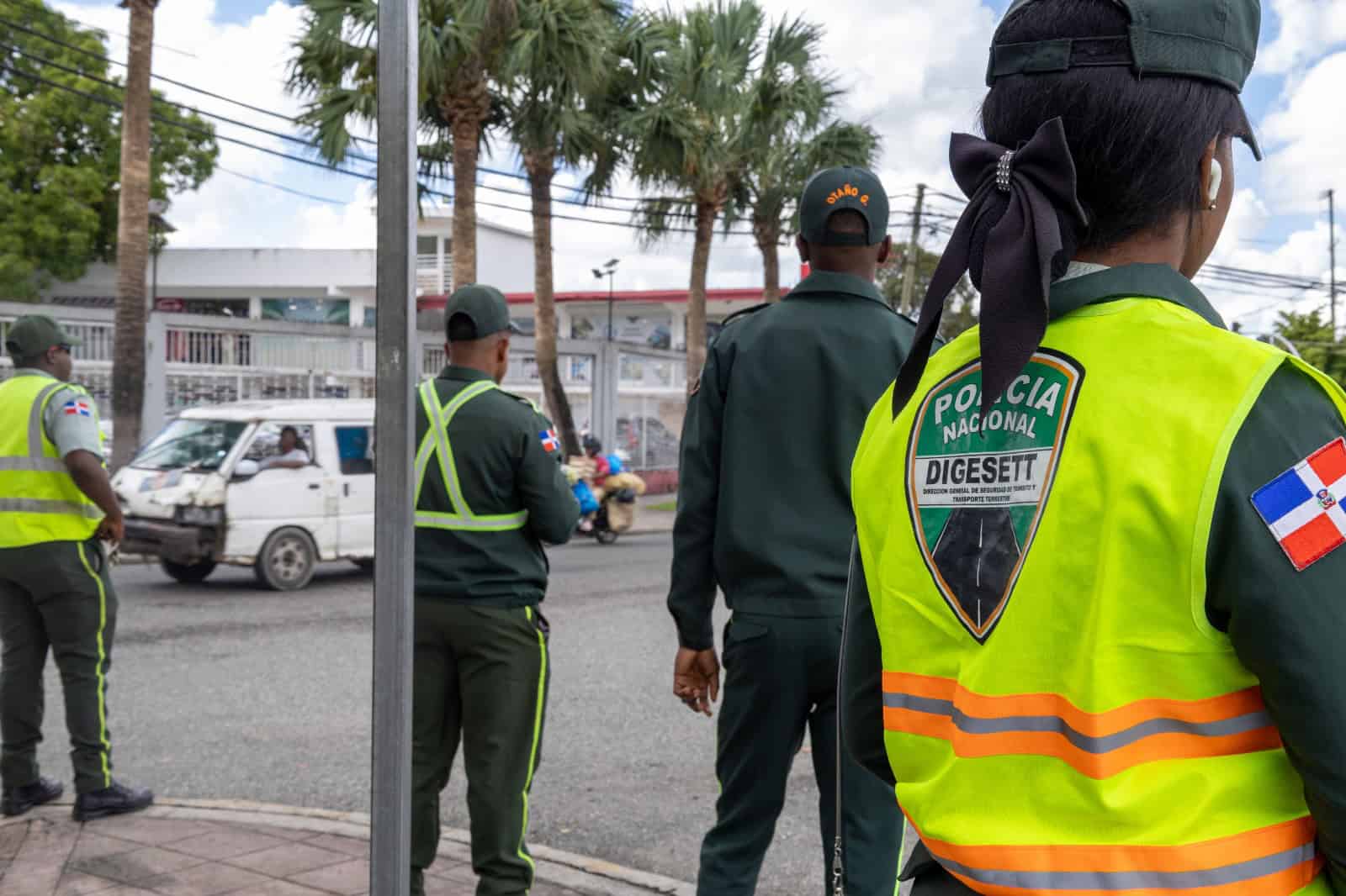 Agentes de la digesett que estarán en el operativo de navidad.
