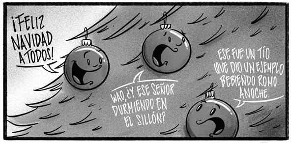 Caricatura de Noticiero Poteleche 25 diciembre 2025