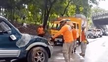 Hombre de 60 a&ntilde;os resulta herido en accidente en la autopista 6 de Noviembre