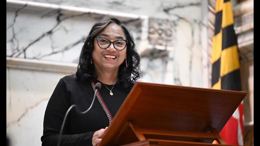 Dominicana se convierte en la primera afrolatina e inmigrante en presidir la C&aacute;mara de Delegados de Maryland