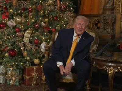 Llamada de Nochebuena: Trump habla sobre Santa Claus malo