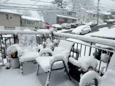 La diáspora dominicana en EEUU se abastece ante tormenta invernal