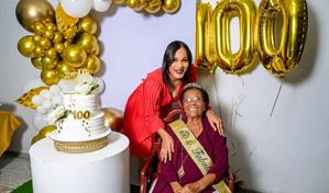 Un siglo de historia: as&iacute; ve la vida una tatarabuela dominicana que cumpli&oacute; 100 a&ntilde;os