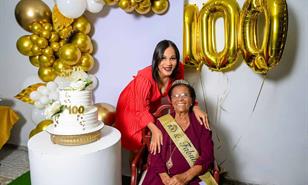 Un siglo de historia: as&iacute; ve la vida una tatarabuela dominicana que cumpli&oacute; 100 a&ntilde;os