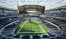 Gradas, c&eacute;sped, logos: los estadios de la NFL se transforman para el Mundial de f&uacute;tbol