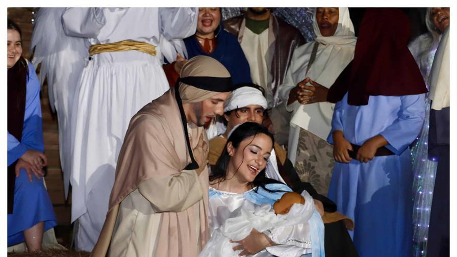 Teatro itinerante recrea la historia del Nacimiento en el Parque Iberoamérica