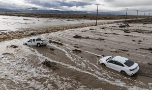Las hist&oacute;ricas lluvias disminuyen mientras California se prepara para fuertes vientos