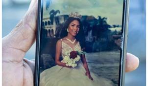 Momento en que militar realiza el disparo que mat&oacute; a la joven Perla Jokasta en Los Guandules