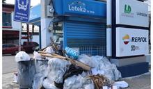 Basura tras la Navidad: el rostro menos festivo de la ciudad