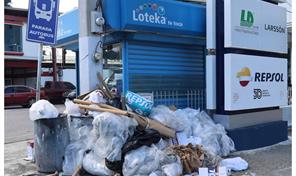 Basura tras la Navidad: el rostro menos festivo de la ciudad