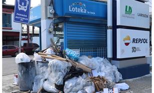 Basura tras la Navidad: el rostro menos festivo de la ciudad