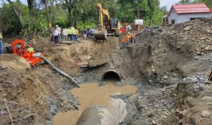 Coraasan mantiene trabajos ininterrumpidos tras explosi&oacute;n de tuber&iacute;a en Santiago