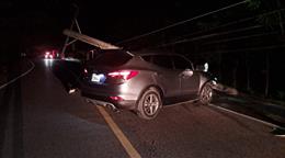 Accidentes de tr&aacute;nsito que terminan en apagones: 84 postes da&ntilde;ados en Santiago