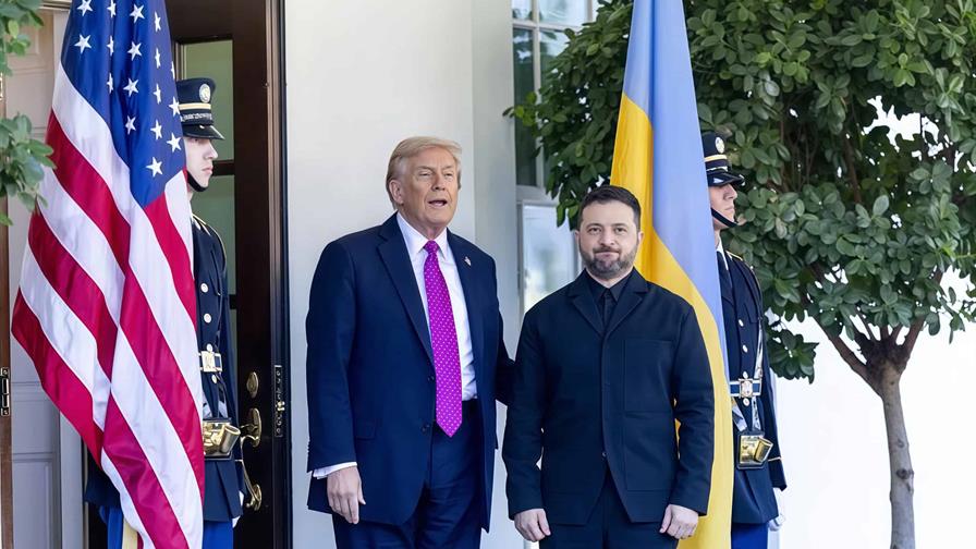 Trump recibe a Zelenski para hablar sobre plan de paz para Ucrania