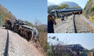 Al menos 20 lesionados en accidente ferroviario en el sur de M&eacute;xico