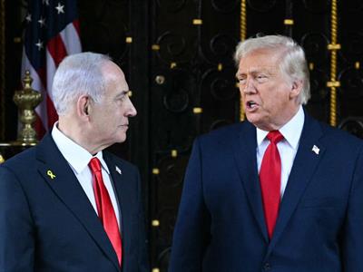 Donald Trump y Netanyahu inician reunión en Florida