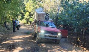 Dos hombres mueren electrocutados al caer cable el&eacute;ctrico sobre su camioneta en Gaspar Hern&aacute;ndez