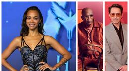 Zoe Salda&ntilde;a escala al segundo puesto entre los actores m&aacute;s taquilleros de la historia