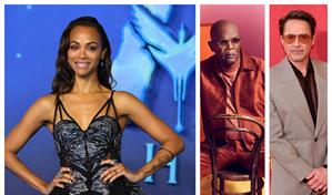 Zoe Salda&ntilde;a escala al segundo puesto entre los actores m&aacute;s taquilleros de la historia