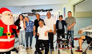 C&aacute;mara General de Comercio de Fujian entrega alimentos en Hogar de Ancianos San Francisco de Asis