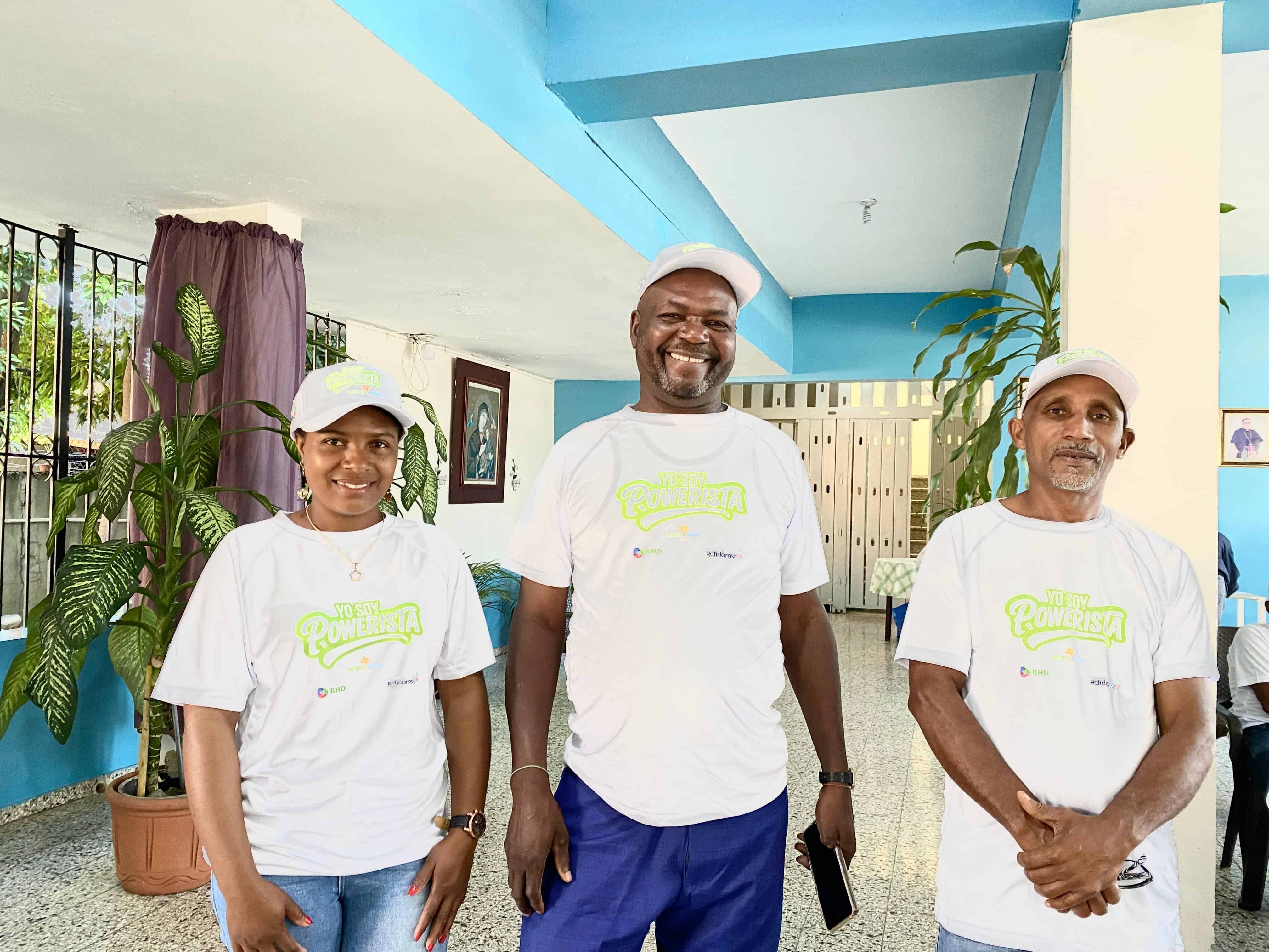 Marisela Adames, Julio Garc&iacute;a y Jos&eacute; Mercedes. Flori&aacute;n