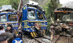 Muere uno de los 40 heridos en choque de dos trenes en Machu Picchu