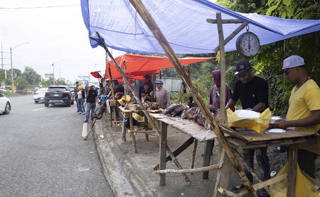 A&ntilde;o Nuevo bajo la lluvia: ventas lentas y flujo moderado de personas