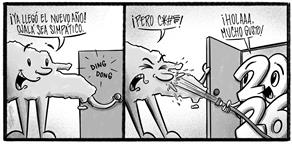 Caricatura de Noticiero Poteleche 2 enero 2026