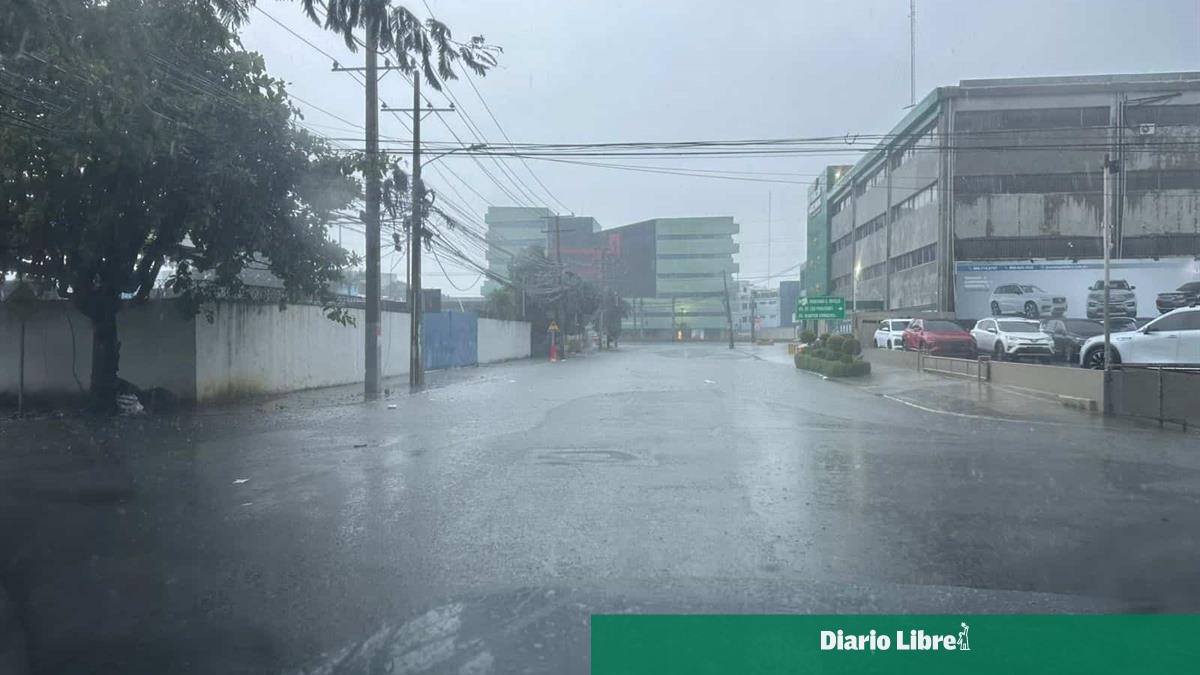 Clima RD: vaguada provocará lluvias este sábado en parte del país