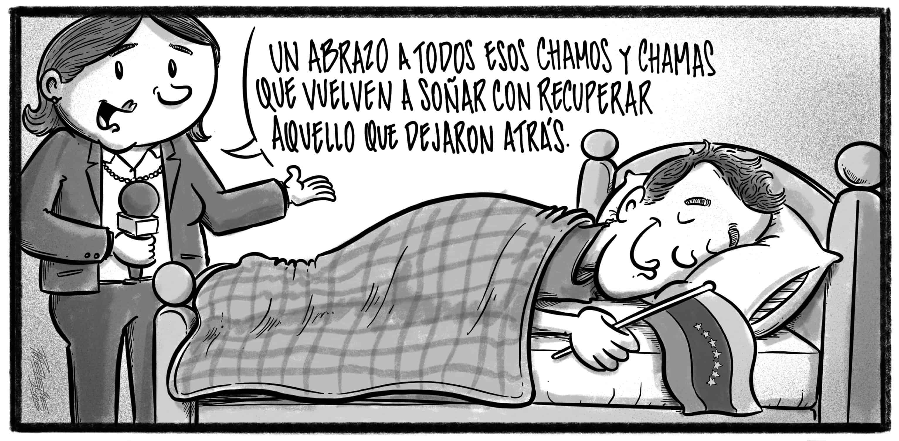 Caricatura de Noticiero Poteleche 5 enero 2026