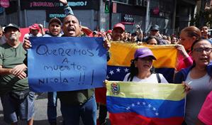 Chavistas toman las calles de Caracas para exigir libertad de Maduro