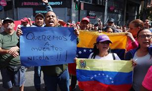 Chavistas toman las calles de Caracas para exigir libertad de Maduro