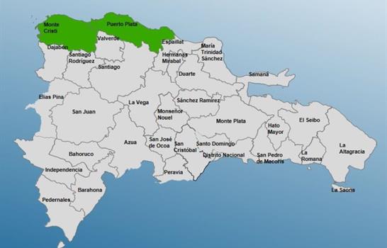 Vaguada y frente fr&iacute;o generar&aacute;n lluvias; COE coloca dos provincias en alerta