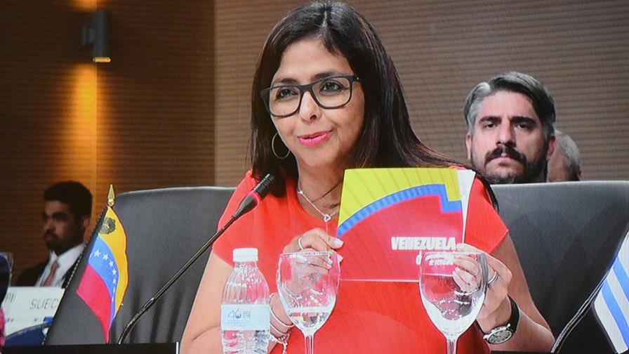 Delcy Rodr&iacute;guez, la presidenta interina de Venezuela bajo la lupa de Trump