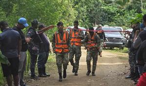 Acordonamiento policial impide acceso de la prensa durante b&uacute;squeda de ni&ntilde;a desaparecida en Imbert