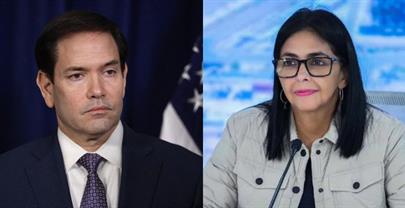 Marco Rubio dice que EE. UU. puede trabajar mejor con Delcy Rodr&iacute;guez que con Maduro