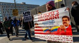Protestan frente a c&aacute;rcel de NY donde est&aacute; Maduro por acci&oacute;n militar de EE. UU. en Venezuela