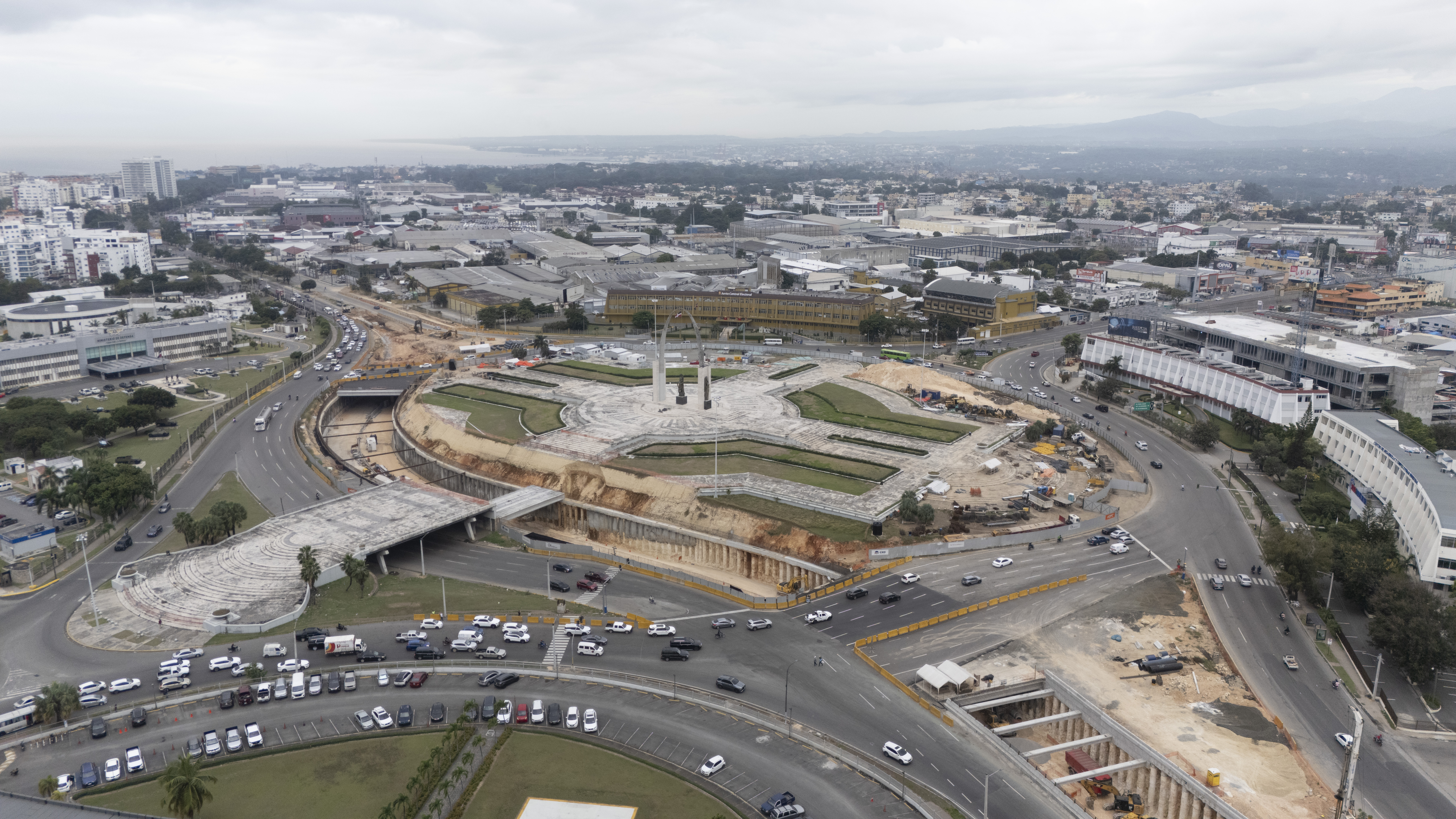 El túnel de la Plaza de la Bandera.