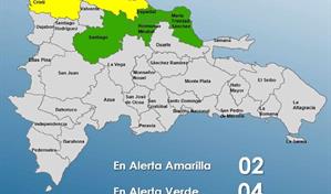 COE incrementa niveles de alerta por sistema frontal que afecta varias provincias del pa&iacute;s