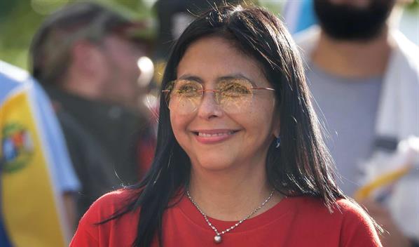 Delcy Rodr&iacute;guez, l&iacute;der interina de Venezuela, figura en la lista de sancionados por la UE