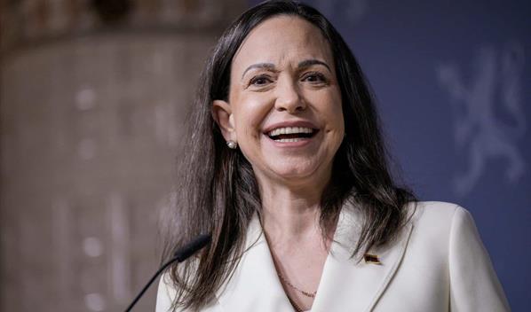 Trump dice que le gustar&iacute;a saludar a Corina Machado cuando visite EE. UU. la pr&oacute;xima semana