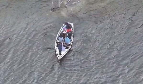 Drones del Ej&eacute;rcito detectan a seis haitianos indocumentados en cruce del r&iacute;o Masacre