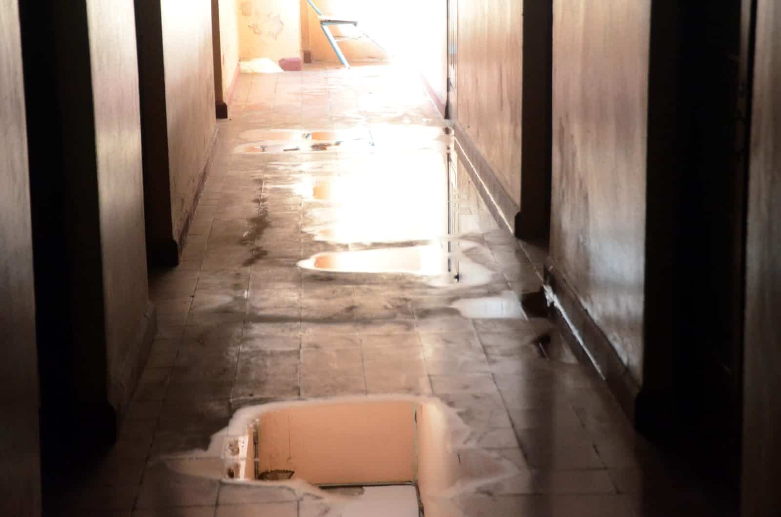 Pasillos del recinto UASD-Santiago.