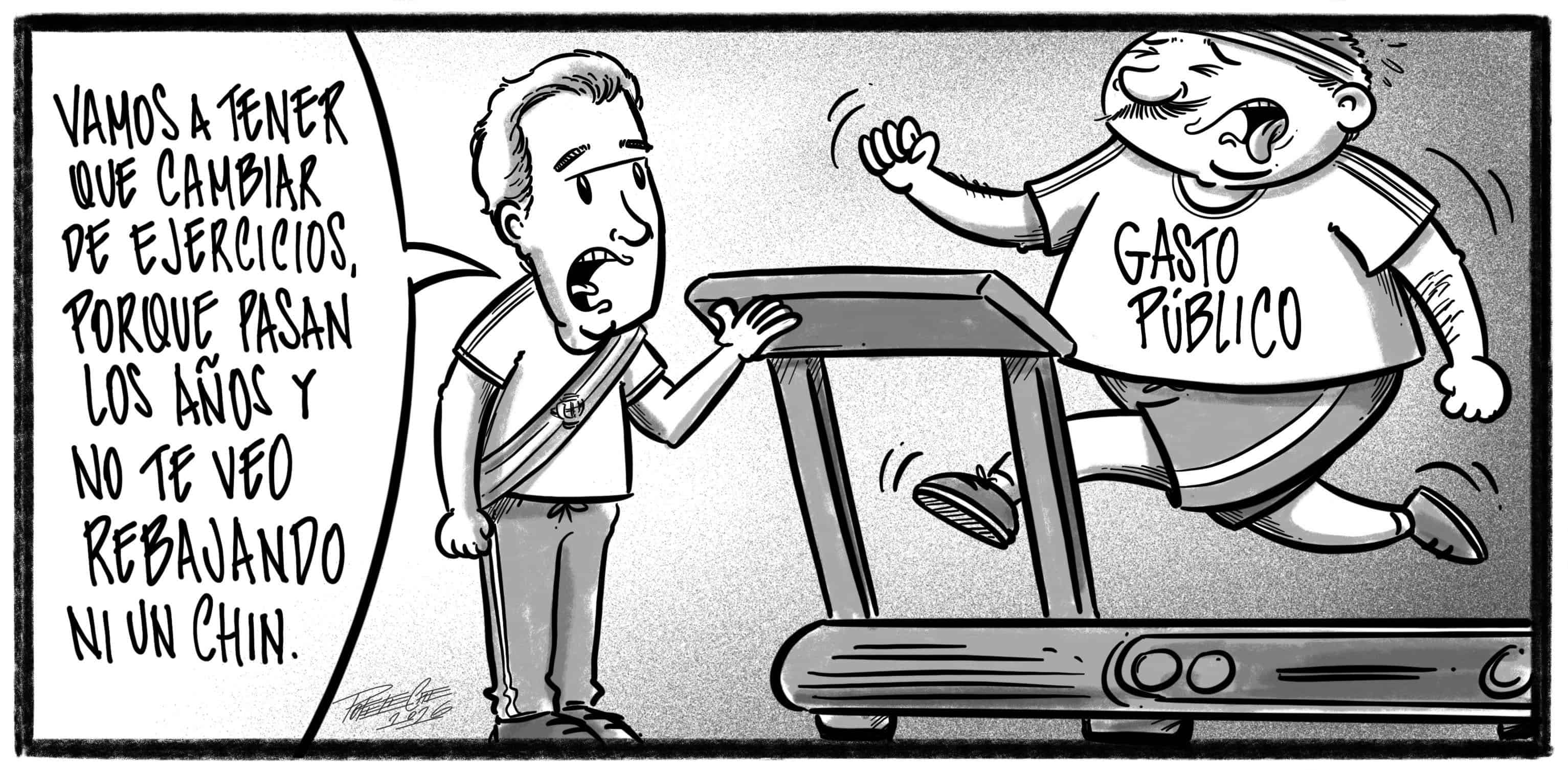 Caricatura de Noticiero Poteleche 9 enero 2026