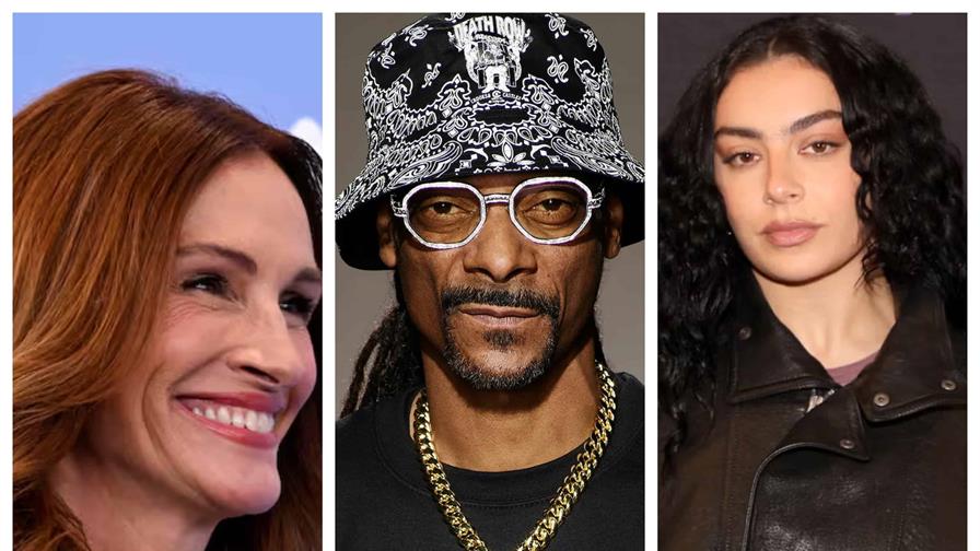 Julia Roberts, Charli xcx y Snoop Dogg entre los presentadores de los Globos de Oro