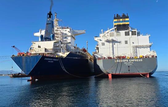 Energ&iacute;a 2000 recibe el primer cargamento de gas natural para la Manzanillo Power Land